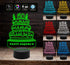 Lampada led 7 colori selezionabili torta BUON COMPLEANNO personalizzata con numero AUGURI Idea regalo originale Cake Decorazione casa negozio - Lampada LED - Compleanni