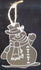 PUPAZZO DI NEVE personalizzato con nome Decorazione albero casa SEGNAPOSTO NATALIZIO originale per tavola Addobbo home - Articolo in Plexiglass - Decorazioni natalizie