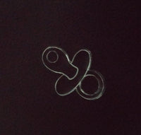 10 pezzi BOMBONIERA Nascita Segnaposto Battesimo CIUCCIO neonato in plexiglass - Articolo in Plexiglass - Segnaposto - bomboniera