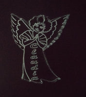 10 pezzi BOMBONIERA Nascita Segnaposto Battesimo personalizzato con nome Angelo - Articolo in Plexiglass - Segnaposto - bomboniera