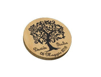 ALBERO DELLA VITA Calamita magnete in legno Matrimonio bomboniera personalizzata - Articolo in legno - Calamite