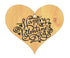CUORE da appendere in legno Idea Regalo San Valentino Love Amore - Articolo in legno - Targhette decorative