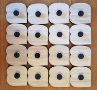 Calamita compleanno 50 Magnete personalizzato con nome Idea Bomboniera originale Legno - Articolo in legno - Calamite