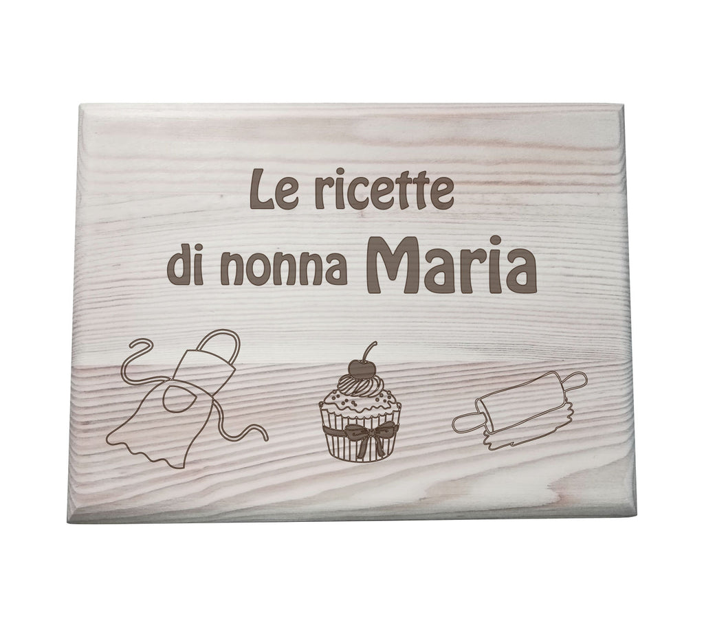 Regalo nonna originale Contenitore PORTA RICETTE personalizzabile – Shop  Ricomincio da tre