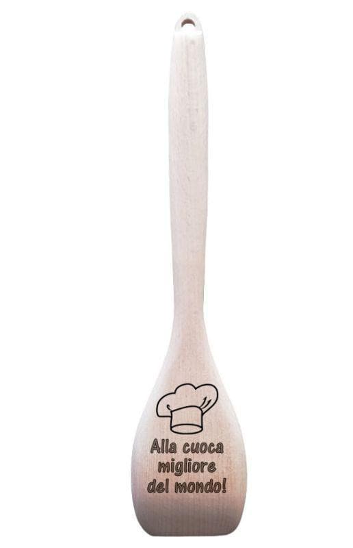 Cucchiaio da cucina in legno PERSONALIZZABILE Idea regalo originale – Shop  Ricomincio da tre