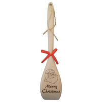 Cucchiaio legno da cucina Idea regalo Natale originale Babbo Natale decorazione natalizia - Articolo in legno - Articoli vari