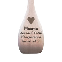 Idea regalo originale FESTA DELLA MAMMA Compleanno Mestolo in legno Accessorio cucina