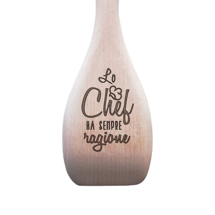 Regalo cuoco CHEF Cucchiaio mestolo da cucina in legno Idea casa home
