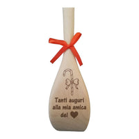 Idea regalo Natale originale Decorazione natalizia personalizzabile Accessori cucina Addobbo home - Articolo in legno - Articoli vari