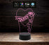 Cuore con rosa e nome personalizzabile IDEA REGALO Love Lampada led 7 colori AMORE Anniversario compleanno San Valentino Originale Luce da notte - Lampada LED - Amore - Sentimentali