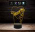 Cuore con rosa e nome personalizzabile IDEA REGALO Love Lampada led 7 colori AMORE Anniversario compleanno San Valentino Originale Luce da notte - Lampada LED - Amore - Sentimentali