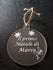 DECORAZIONE NATALIZIA da appendere per ALBERO DI NATALE Regalo originale NASCITA Palla personalizzata - Articolo in Plexiglass - Decorazioni natalizie