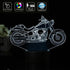 HARLEY DAVIDSON Moto Idea regalo compleanno e per ogni occasione LAMPADA led 3d 7 colori selezionabili Motocicletta - Lampada LED - Stemma auto e moto