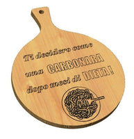 IDEA REGALO Compleanno San Valentino TAGLIERE divertente con frase Cucina casa - Articolo in legno - Taglieri decorativi