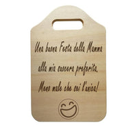 Idea Regalo suocera divertente FESTA DELLA MAMMA Tagliere decorativo cucina - Articolo in legno - Taglieri decorativi
