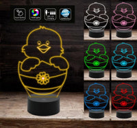 Idea regalo originale PASQUA Lampada a led 7 colori selezionabili Pulcino con uovo Arredo decorazione casa addobbo feste - Lampada LED - Pasqua