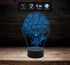 Idea regalo originale compleanno onomastico FESTA DELLA MAMMA Lampada Mazzo di Fiori per ogni occasione Cambia colore con Touch Switch - Lampada LED - Festa della mamma