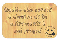 Idea regalo originale cucina TAGLIERE DECORATIVO con frase divertente compleanno - Articolo in legno - Taglieri decorativi
