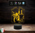 LAMPADA a led 7 colori selezionabili SPORT JUDO personalizzata con nome Idea regalo originale compleanno Prima comunione Natale - Lampada LED - Varie