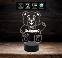 LAMPADA da notte ORSACCHIOTTO a LED 7 COLORI stanza bambino idea regalo nascita - Lampada LED - Nascita - Per bambini