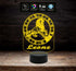 Lampada a led 7 colori selezionabili SEGNO ZODIACALE LEONE Idea regalo personalizzata da tavolo o scrivania ASTROLOGIA luce notturna Cambia colore - Lampada LED - Segno zodiacale