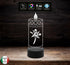 Lampada a led funebre 7 colori funeraria Cero Accessorio per cimitero o casa Lume sacro arte sacra da tavolo - Lampada LED - Funebri