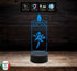 Lampada a led funebre 7 colori funeraria Cero Accessorio per cimitero o casa Lume sacro arte sacra da tavolo - Lampada LED - Funebri