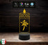 Lampada a led funebre 7 colori funeraria Cero Accessorio per cimitero o casa Lume sacro arte sacra da tavolo - Lampada LED - Funebri