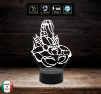 Lampada led 7 colori SCORPIONE Segno zodiacale Idea regalo originale compleanno Luce da notte camera Arredo casa home Cambia colore con touch - Lampada LED - Varie