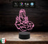 Lampada led 7 colori SCORPIONE Segno zodiacale Idea regalo originale compleanno Luce da notte camera Arredo casa home Cambia colore con touch - Lampada LED - Varie