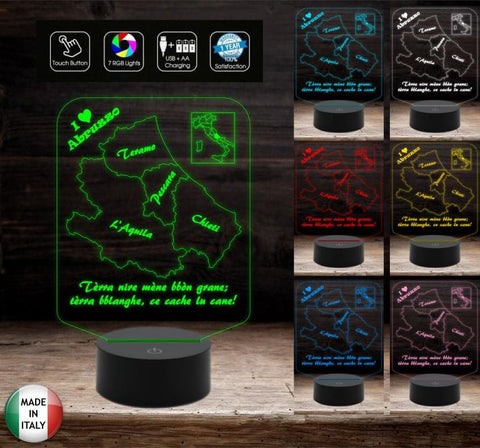 Lampade led Regioni d&#39;Italia