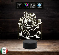 Lampada led MAIALE decorazione casa Inaugurazione ristorante bar pizzeria agriturismo Regalo originale per tutte le occasioni 7 colori selezionabili - Lampada LED - Varie