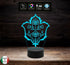 Lampada led arredo casa fantasia FIORI 7 colori selezionabili Arredamento home idea regalo Decorazione Cambia colore con touch - Lampada LED - Varie