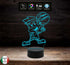 Lampada led bambino BASKET con nome personalizzabile Idea regalo originale compleanno Prima comunione Natale 7 colori selezionabili - Lampada LED - Nascita - Per bambini