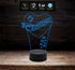 Lampada led cuore con nome personalizzabile Luce da notte Regalo anniversario compleanno San Valentino Cambia colore con Touch Switch - Lampada LED - San Valentino