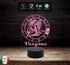 Lampada led segno zodiacale VERGINE Idea REGALO ORIGINALE compleanno Natale 7 colori selezionabili con touch Luce da camera o scrivania ASTROLOGIA - Lampada LED - Segno zodiacale