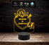 Lampada luce led Cupido PERSONALIZZABILE con nomi iniziali data San Valentino Love Regalo unico ed originale anniversario compleanno Luce notturna - Lampada LED - San Valentino