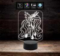 Luce da notte Light night MY LITTLE PONY Lampada a led 7 colori selezionabili Idea cameretta bambino bambina Regalo neonato nascita - Lampada LED - Nascita - Per bambini