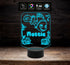 NEMO Luce da notte Night light bambino bambina Lampada a led 7 colori selezionabili personalizzata con nome Idea regalo compleanno nascita - Lampada LED - Nascita - Per bambini