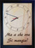 OROLOGIO con cornice in legno da parete con frase personalizzabile Idea regalo - Articolo in legno - Orologi da parete