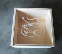 PORTACIALDE in legno con frase personalizzata Idea regalo casa originale caffè per compleanno Natale Festa del papà Festa della mamma - Articolo in legno - Articoli vari