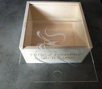 PORTACIALDE in legno con frase personalizzata Idea regalo casa originale caffè per compleanno Natale Festa del papà Festa della mamma - Articolo in legno - Articoli vari