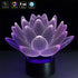Pianta Lotus loto lampada led 7 colori selezionabili complemento arredo casa home Idea regalo Design Pianta grassa Cambia colore con touch - Lampada LED - Varie