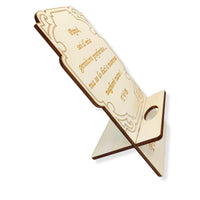 Porta cellulare uomo da tavolo scrivania personalizzabile FESTA DEL PAPA’ Regalo compleanno originale