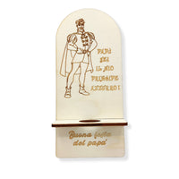 PORTA CELLULARE uomo da tavolo o scrivania universale Regalo FESTA DEL PAPA’ originale