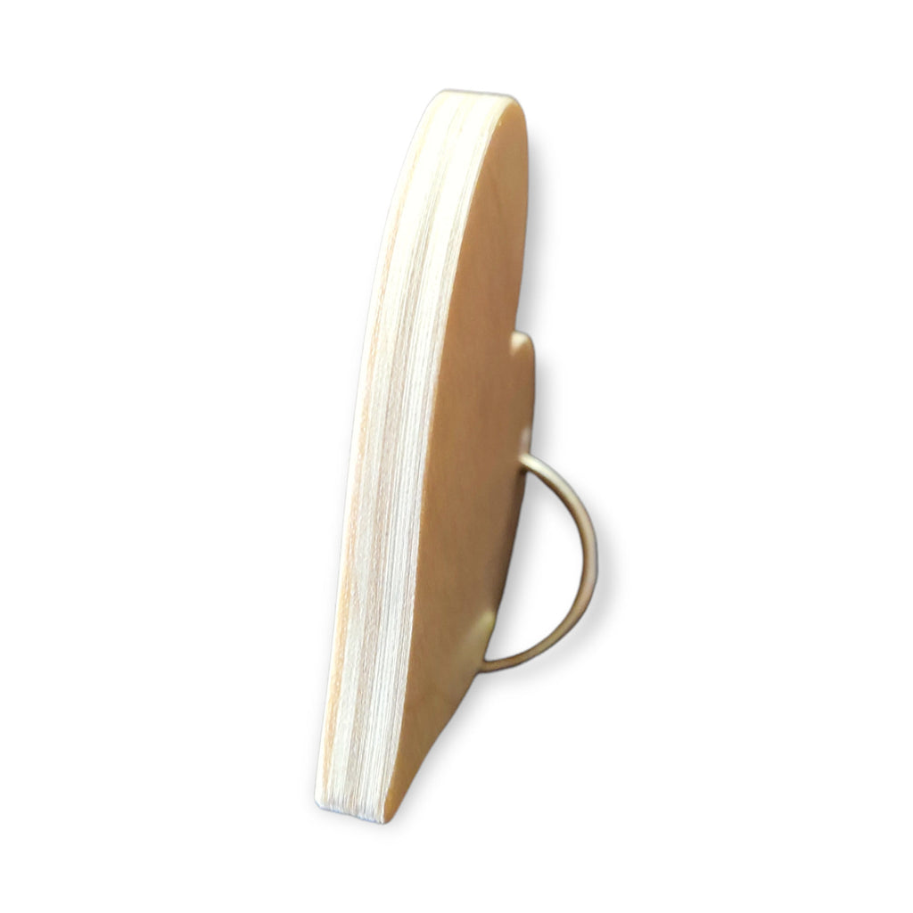 PORTACHIAVE cuore in legno Idea REGALO maestro PORTACHIAVE Originale e personalizzabile con frase maestra