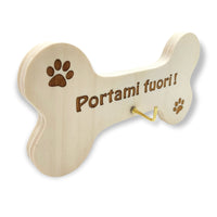 PORTAGUINZAGLIO da parete Porta collare cane originale Porta guinzagli cani divertenti da casa con gancio