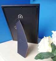 Preghiera PADRE NOSTRO incisa sul legno con cornice nera da appoggio IDEA REGALO - Articolo in legno - Articoli vari