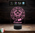 SEGNO ZODIACALE CANCRO Lampada a led Luce da notte Idea regalo compleanno originale da tavolo o scrivania ASTROLOGIA 7colori selezionabili - Lampada LED - Segno zodiacale