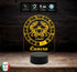 SEGNO ZODIACALE CANCRO Lampada a led Luce da notte Idea regalo compleanno originale da tavolo o scrivania ASTROLOGIA 7colori selezionabili - Lampada LED - Segno zodiacale